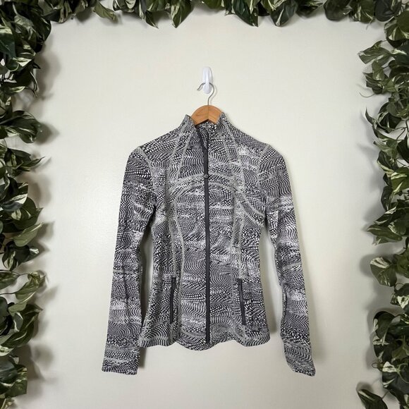 Lululemon Athletic Define Full Zip Jacket Luon Swerve Metal Grey Women’s Size 4 - Picture 1 of 7
